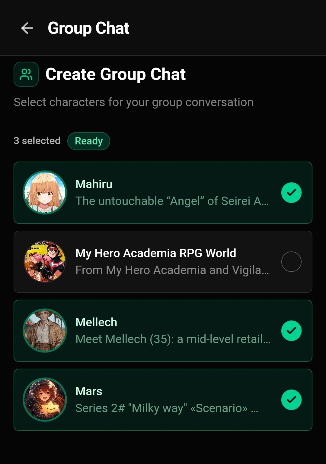 Group Chats — LettuceAI